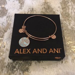 Alex and Ani Rose Gold “Wild & Free” Bracelet
